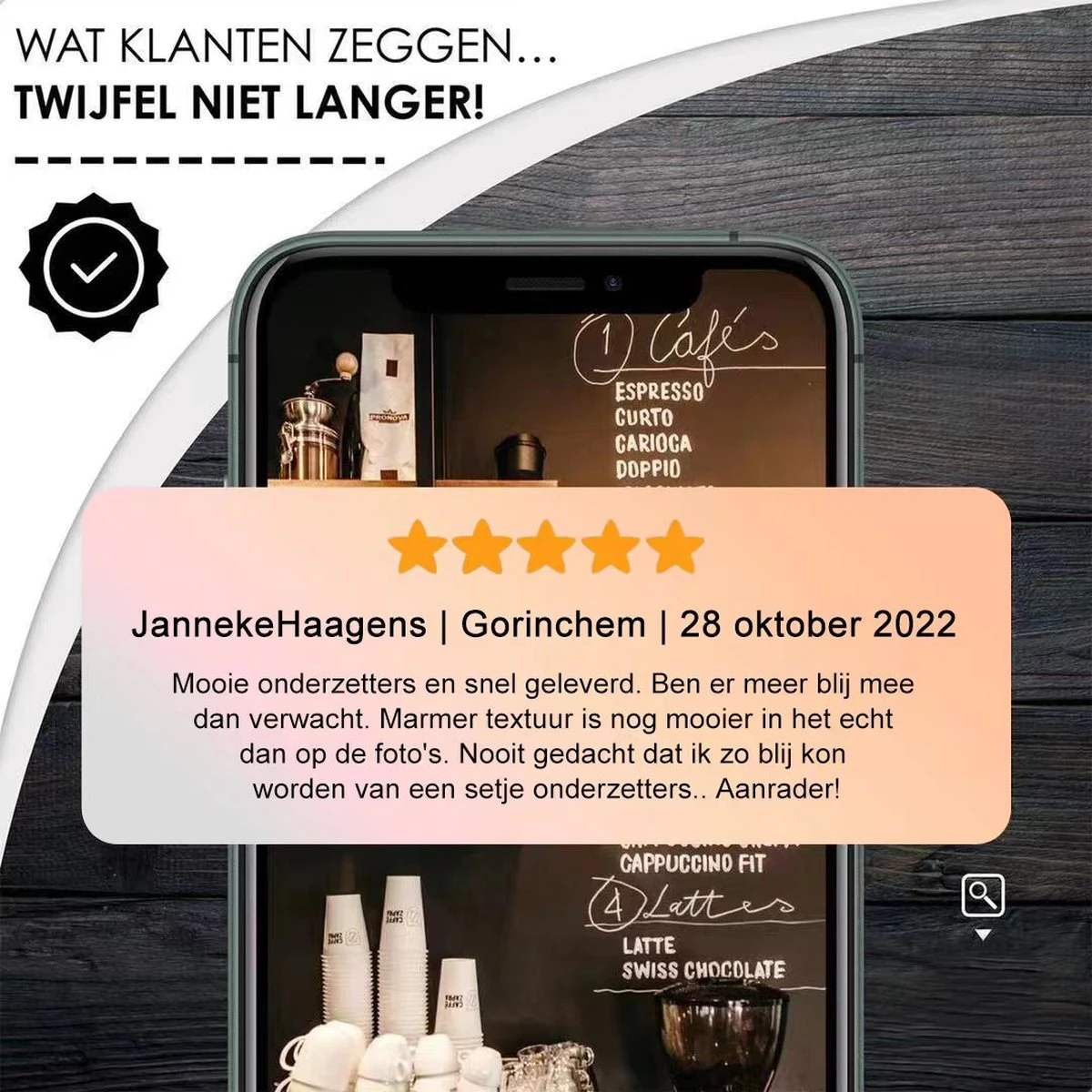 Luxe Leren Marmeren Onderzetters Met Houder - 15 Stuks - Onderleggers Voor Glazen - Glasonderzetters Voor Op Tafel - Coasters - Zwart / Goud - Rond 10 Luxe Leren Marmeren Onderzetters Met Houder - 15 Stuks - Onderleggers Voor Glazen - Glasonderzetters Voor Op Tafel - Coasters - Zwart / Goud - Rond - Afbeelding 8