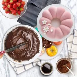 UTEN - Taartplateau Wit - Taartplateau 3 Lagen - Taartplateau Met Voet - Diameter Van Ø28cm,28cm,29cm - Afneembare Taartplateau - Ideaal Voor Het Snijden En Maken Van Taarten -Skimask 1200x1200 3970