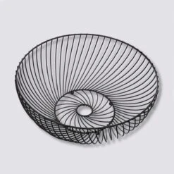 Fruitschaal/fruitmand Rond Zwart Metaal 30 Cm - Fruitschalen/fruitmanden - Draadmand Van Metaal -Skimask 1200x1200 3974