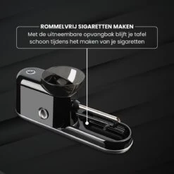 Elektrische Sigarettenmaker Zwart - Sigarettenmakers - Elektrische Sigarettenmachine - Automatische Sigaretten Maker - Electrische Sigarettenvuller - Inclusief Sigarettendoosje -Skimask 1200x1200 4069