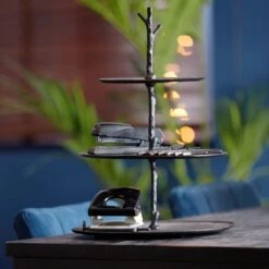 Light & Living Etagère Tresa - Zwart - 3 Laags -Skimask 1200x1200 4114