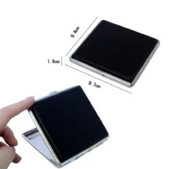 Merkloos Luxe Sigarettenhouder - Hoge Kwaliteit - Zwart - 20 Sigaretten - Sigaretten Doosje -Skimask 1200x1200 4118