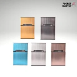 PocketMaster® Sigaretten Doosje - Rose- Aluminium - Sigaretten Houder/Hoesje - Weerbestendig - Stevig En Luxe Opbergdoosje -Skimask 1200x1200 4127