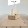 Sølmo I Design Tafelloper Beige Vilt I 150x40 Cm Tafelloper I Scandinavische Vilt Loper Tafel Wasbaar Met Leren Label - Tafelloper Winter -Skimask 1200x1200 4141