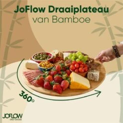 JoFlow Draaiplateau Of Borrelplank XL - Draaischijf – Draaischotel – 360 Graden Roterend Serveerbord Van Bamboe Hout – ⌀ 40CM 20 JoFlow Draaiplateau Of Borrelplank XL - Draaischijf – Draaischotel – 360 Graden Roterend Serveerbord Van Bamboe Hout – ⌀ 40CM -Skimask 1200x1200 4320