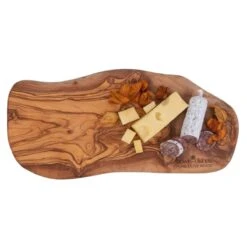 Bowls And Dishes Pure Olive Wood Olijfhouten Borrelplank - Serveerplank - Hapjesplank - Tapasplank - Kaasplank 40 T/m 45 Cm - Cadeau Tip! -Skimask 1200x1200 4363