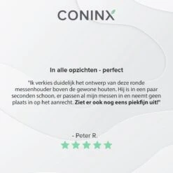 RVS Messenblok Zonder Messen - Messenhouder Universeel Van Coninx - Exclusief Messen - RVS Messenopberger -Skimask 1200x1200 444