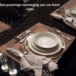 Four Love Placemats Kunststof - Kleur Bruin - Set Van 6 Stuks - Anti Slip Tafelbeschermer - Tafeldecoratie - Housewarming Cadeau - 45 X 30 Cm 9 Four Love Placemats Kunststof - Kleur Bruin - Set Van 6 Stuks - Anti Slip Tafelbeschermer - Tafeldecoratie - Housewarming Cadeau - 45 X 30 Cm -Skimask 1200x1200 4444