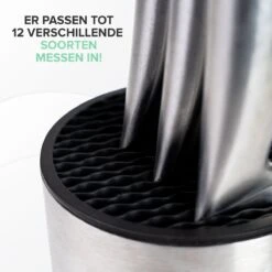 RVS Messenblok Zonder Messen - Messenhouder Universeel Van Coninx - Exclusief Messen - RVS Messenopberger -Skimask 1200x1200 445