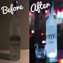 LED Onderzetter - Bottle Light - Fles Licht - Glas Verlichting (6 Stuks) -Skimask 1200x1200 4521