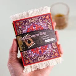 Invotis Perzisch Tapijt Onderzetters (Set Van 4) -Skimask 1200x1200 4605