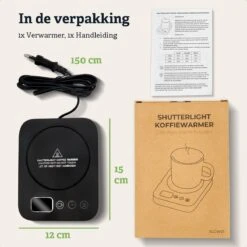 Shutterlight Verwarmde Onderzetter – Tot 85°C – 9 Standen – Timer – Warmhoudplaat Voor Mok Thee & Koffie – Mug Heating Plate – Cup Warmer 17 Shutterlight Verwarmde Onderzetter – Tot 85°C – 9 Standen – Timer – Warmhoudplaat Voor Mok Thee & Koffie – Mug Heating Plate – Cup Warmer -Skimask 1200x1200 4612