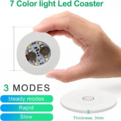 3M LED Onderzetter Voor Flessen - Bottle Light Met RGB LED Licht - Veranderd Van Kleur - Multicolor Verlichting - 1 Stuk - Flexibele LED Sticker - Meerdere Kleuren -Skimask 1200x1200 4656