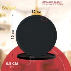 Onderzetters Voor Glazen Swissl – Anti Slip Siliconen – 6 Stuks -Skimask 1200x1200 4672