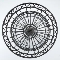 Chefarone Fruit Etagère Met Bananenstandaard - Fruitmand Metaal - Bananenhouder - Fruitschaal 2 Laags - Groentemand - Zwart -Skimask 1200x1200 4713