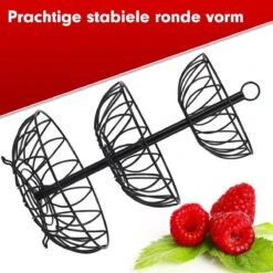 Fruit Monkey - Fruitschaal - Metaal - Zwart - 3 Lagen - Fruitmand -Skimask 1200x1200 4790