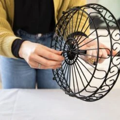 Chefarone Fruit Etagère 2 Laags - Fruitmand - Fruitschaal - Groentemand - Opberger - Metaal - Zwart -Skimask 1200x1200 4807