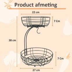 Fruitmand – Fruitschaal – Fruitmand Zwart – Etagere 2 Lagen – Aanrecht Organiser – Zwart 15 Fruitmand – Fruitschaal – Fruitmand Zwart – Etagere 2 Lagen – Aanrecht Organiser – Zwart -Skimask 1200x1200 4829