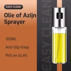 America's No.1 BBQ - Olijfolie Sprayer - Luxe Olie Sprayer - Olijfolie Fles Verstuiver Voor Keuken - Oliefles Cooking Spray - BBQ Accesoires - Airfryer -Skimask 1200x1200 4834