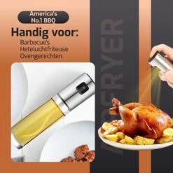 America's No.1 BBQ - Olijfolie Sprayer - Luxe Olie Sprayer - Olijfolie Fles Verstuiver Voor Keuken - Oliefles Cooking Spray - BBQ Accesoires - Airfryer -Skimask 1200x1200 4835