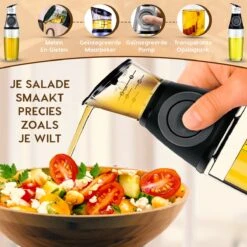 W&Z® Oliefles Met Schenktuit - Olijfolie- & Azijnstel – 500ml - Doseerfles - Navulbaar -Olijfolie Sprayer - BBQ Accesories -Skimask 1200x1200 4853