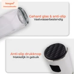 BooGoo® - RVS Olijfolie Sprayer Extreme Deluxe - Olijfolie Fles Verstuiver Voor Keuken - Oliespray - Oliefles - BBQ Accesoires - Olie Pomp Bakspray - Cooking Spray -Skimask 1200x1200 4862