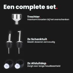 GrillX Olijfolie Fles Met Schenktuit - 500ml - Glazen Oliefles - Inclusief Schenkteut, Trechter & Accessoires - BBQ Accesoires - Sprayer 12 GrillX Olijfolie Fles Met Schenktuit - 500ml - Glazen Oliefles - Inclusief Schenkteut, Trechter & Accessoires - BBQ Accesoires - Sprayer -Skimask 1200x1200 4869