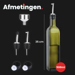 GrillX Olijfolie Fles Met Schenktuit - 500ml - Glazen Oliefles - Inclusief Schenkteut, Trechter & Accessoires - BBQ Accesoires - Sprayer 15 GrillX Olijfolie Fles Met Schenktuit - 500ml - Glazen Oliefles - Inclusief Schenkteut, Trechter & Accessoires - BBQ Accesoires - Sprayer -Skimask 1200x1200 4872
