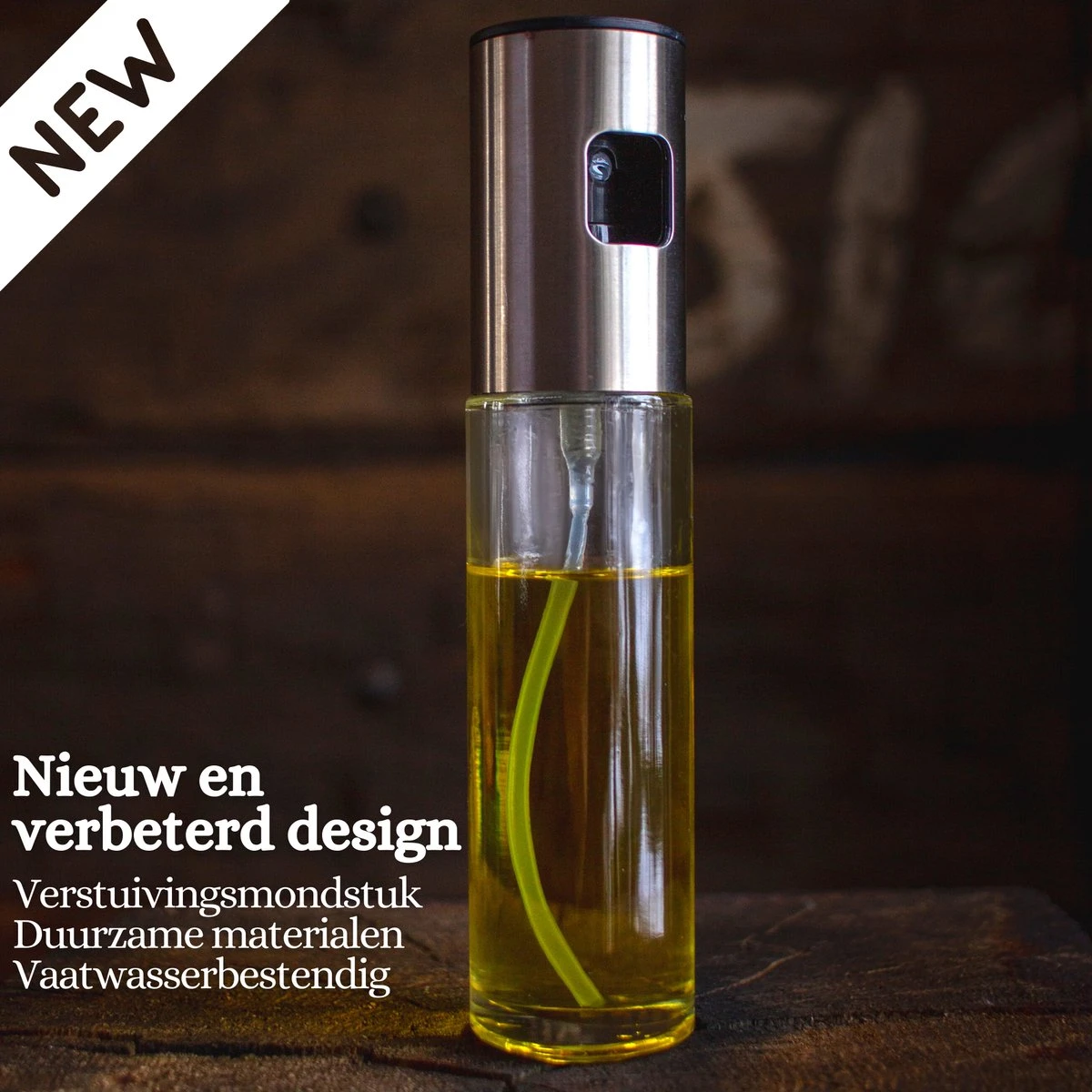 BooGoo® - Olijfolie Sprayer Deluxe - Olijfolie Fles Verstuiver Voor Keuken - Cooking Spray - Oliespray - Bbq Accesoires - Oliefles - Bakspray 4 BooGoo® - Olijfolie Sprayer Deluxe - Olijfolie Fles Verstuiver Voor Keuken - Cooking Spray - Oliespray - Bbq Accesoires - Oliefles - Bakspray - Afbeelding 2