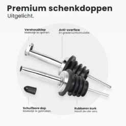 Eagle Olijfolie Fles - Met Schenktuit – Olijfolie/Azijn – 500ml - Oliefles Glas - Inclusief Trechter -Skimask 1200x1200 4923