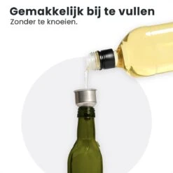Eagle Olijfolie Fles - Met Schenktuit – Olijfolie/Azijn – 500ml - Oliefles Glas - Inclusief Trechter -Skimask 1200x1200 4924