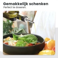 Eagle Olijfolie Fles - Met Schenktuit – Olijfolie/Azijn – 500ml - Oliefles Glas - Inclusief Trechter -Skimask 1200x1200 4928