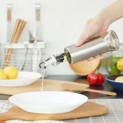 Oliefles - Met Schenktuit - 300ml - Luxe Oliefles - Olijfolie Fles - Oliefles - Olie- En Azijnstel - Azijnfles -Skimask 1200x1200 4936