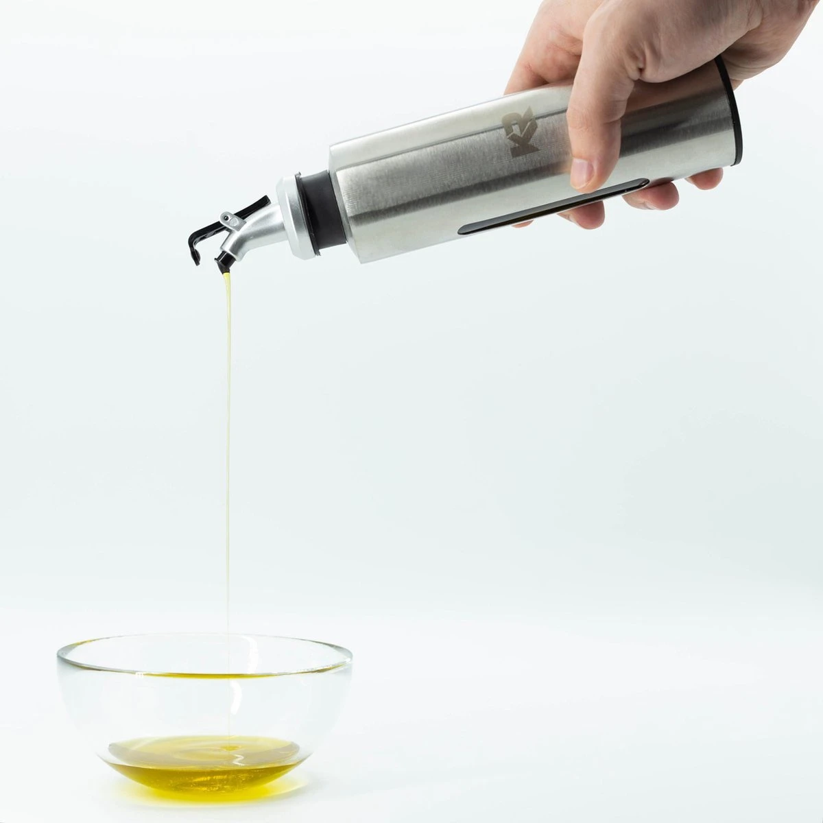 Robuuste Kwaliteit RVS Oliefles Of Azijnfles 250ml Keizer RVS - Olijfolie Fles + Gratis Trechter - Roestvrijstalen Oliefles - Plantaardige Oliefles 4 Robuuste Kwaliteit RVS Oliefles Of Azijnfles 250ml Keizer RVS - Olijfolie Fles + Gratis Trechter - Roestvrijstalen Oliefles - Plantaardige Oliefles - Afbeelding 2