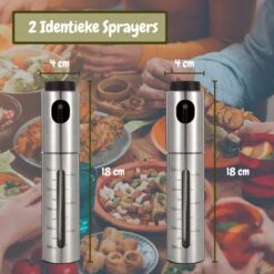 Olijfolie Sprayer - Olie Spray - Cooking Spray - Bakspray - 2 Stuks - RVS - Premium Quality - Gift Box - Inclusief Accessoires - -Skimask 1200x1200 4952