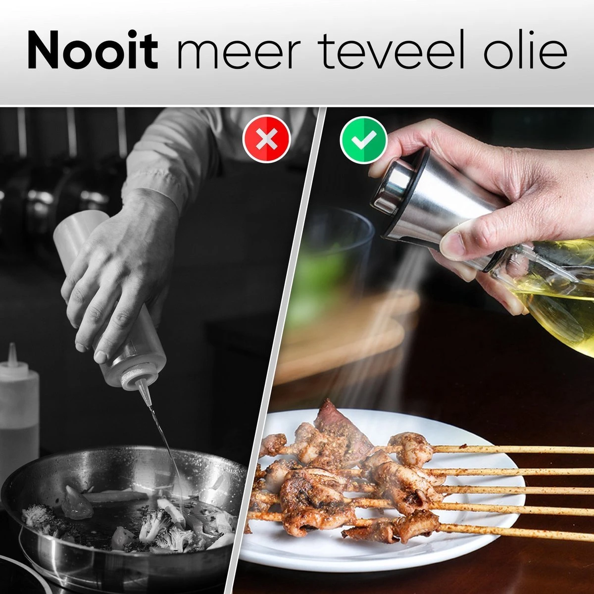 VINESS Olijfolie Sprayer Inclusief Accessoires - Olie Spuit - Olie Pomp - Bakspray - Olieverstuiver - BBQ Accessoires 11 VINESS Olijfolie Sprayer Inclusief Accessoires - Olie Spuit - Olie Pomp - Bakspray - Olieverstuiver - BBQ Accessoires - Afbeelding 9