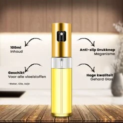 Merkloos Olijfsprayer - Olijfolie Sprayer - Olijfolie Diffuser - Keuken Spray - Olijfolie Verstuiver - Inclusief Trechter - Glazen Olijfolie Sprayer - Olijfolie Fles - Olijfolie Schenktuit - Olie Sprayer - Olie Diffuser -Skimask 1200x1200 4973