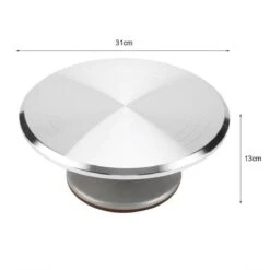 Krumble Taartplateau Draaibaar RVS / Diameter Van Ø31cm / Ideaal Voor Het Snijden En Maken Van Taarten - Geborsteld Chroom 12 Krumble Taartplateau Draaibaar RVS / Diameter Van Ø31cm / Ideaal Voor Het Snijden En Maken Van Taarten - Geborsteld Chroom -Skimask 1200x1200 4984
