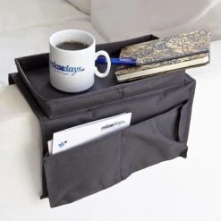 Relaxdays Armleuning Organizer, Armleuning Dienblad Met Opberger, Sofa 6 Zakjes -Skimask 1200x1200 5000