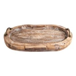 Oliva's – Dienblad / Serveerschaal / Houten Plateau - Ovaal - 46 X 32 Cm – Hout -Skimask 1200x1200 5078