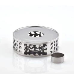 Luxe RVS Theepot Warmhouder / Rechaud Voor Waxinelicht / Theewarmer / Thee Warmhoudplaat / Theepot Verwarmer / Theelichthouder Voor Theepot / Tea Maker / Theekoker / Warmhoudschaal / Koffie Warmer -Skimask 1200x1200 5142