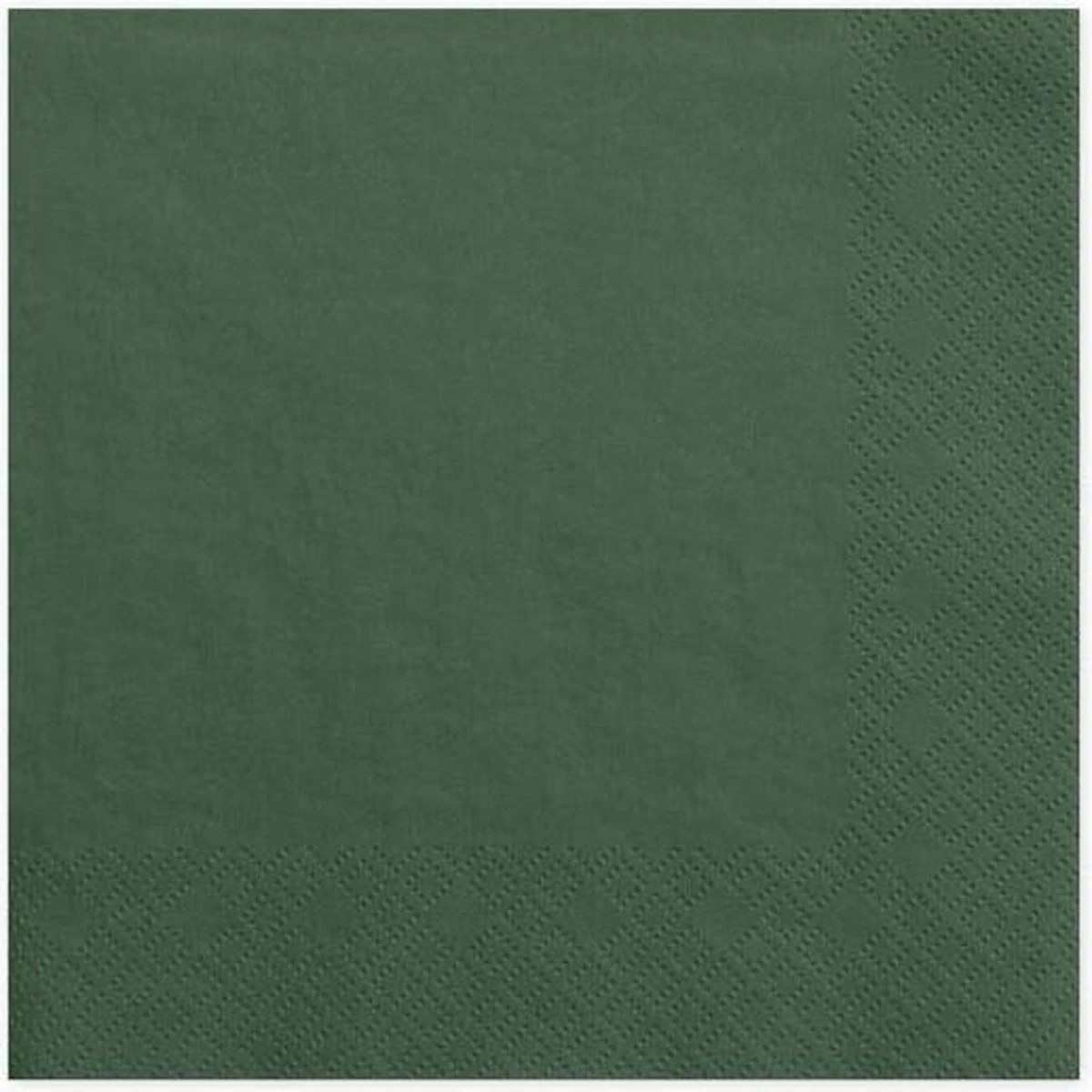 Partydeco 20x Papieren Tafel Servetten Dennen Groen 33 X 33 Cm - Dennengroene Wegwerp Servetten Diner/lunch 4 Partydeco 20x Papieren Tafel Servetten Dennen Groen 33 X 33 Cm - Dennengroene Wegwerp Servetten Diner/lunch - Afbeelding 2