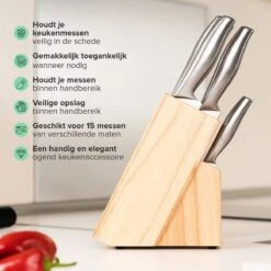 Messenblok Zonder Messen - Houten Messenhouder Van Coninx - Rubberhout Licht - Messenopberger -Skimask 1200x1200 554