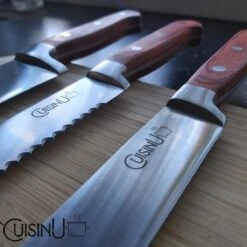 CuisinU Messenset Met Messenblok En Ingebouwde Messenslijper - 6 Delig - Hout - Messenset Met Blok -Skimask 1200x1200 641