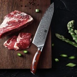 Luxe En Professionele 7-delige Keukenmessen-set Van Damascus Staal (67 Lagen, VG10) En Rozenhouten Handgrepen - Xinzuo B27 Yi Series -Skimask 1200x1200 645