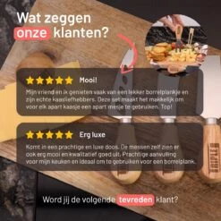 Triple J® Kaasmessen Set - Bamboe - Kaasplank - Set Van 6 Kaasmesjes -Skimask 1200x1200 700