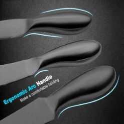 House Of Husk® Zwarte Kaasmessen Set - Kaasmesjes Roestvrijstaal - 7 Delig Inclusief Geschenkverpakking -Skimask 1200x1200 702