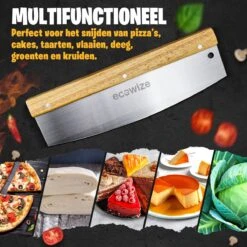 Ecowize Professionele Pizzasnijder – RVS Pizzames 32cm Met Houten Handvat – Pizza Snijder – Deegsnijder – Pizza Wiegemes 10 Ecowize Professionele Pizzasnijder – RVS Pizzames 32cm Met Houten Handvat – Pizza Snijder – Deegsnijder – Pizza Wiegemes -Skimask 1200x1200 733