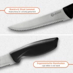 Lekro Steakmessen – 8-delige Steakmessenset – Vaatwasserbestendig - RVS - Grijs 16 Lekro Steakmessen – 8-delige Steakmessenset – Vaatwasserbestendig - RVS - Grijs -Skimask 1200x1200 764
