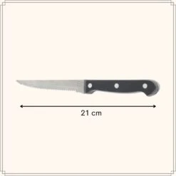 OTIX Steakmessen - Set Van 6 Stuks - Zwart - Vaatwasserbestendig - 21x2x1,5cm - Steakmessenset - RVS 22 OTIX Steakmessen - Set Van 6 Stuks - Zwart - Vaatwasserbestendig - 21x2x1,5cm - Steakmessenset - RVS -Skimask 1200x1200 783